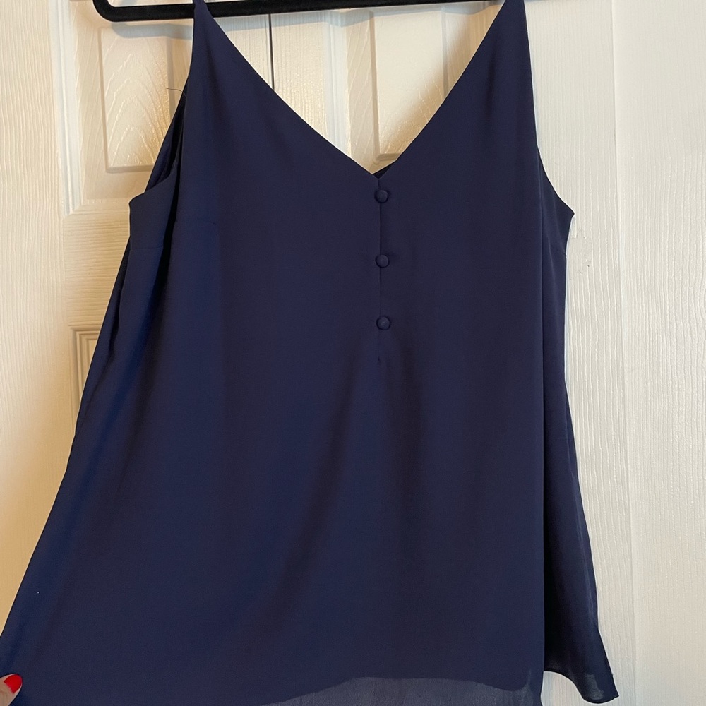 EUC Lilly Pulitzer Navy Tank Size L